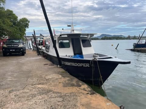 Stormtrooper boat at jetty