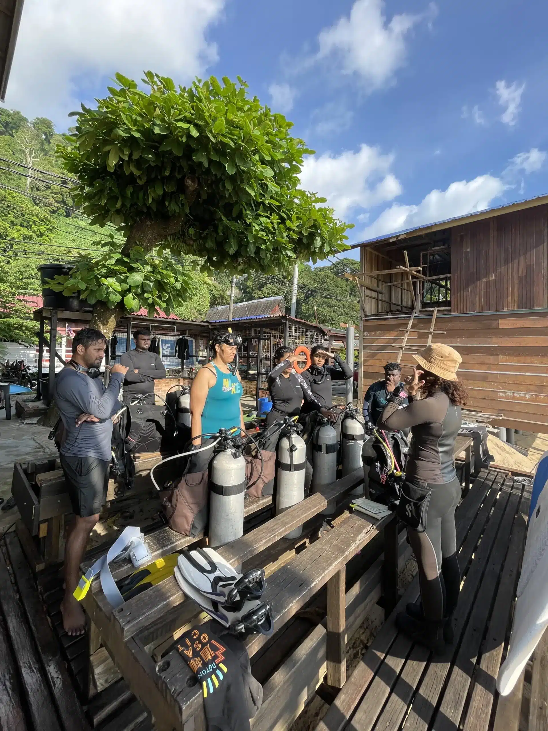 Sepet training at Thalassic Scuba