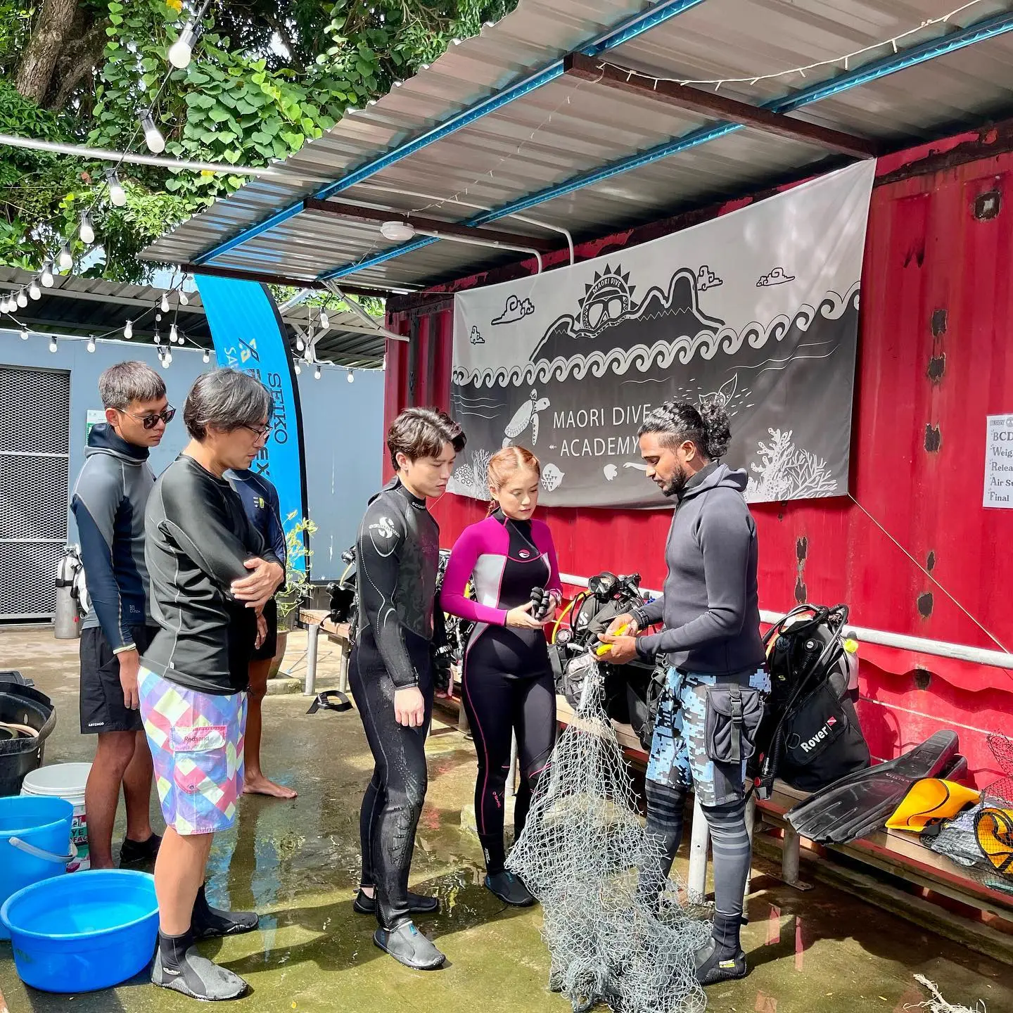 Maori Dive conservation work
